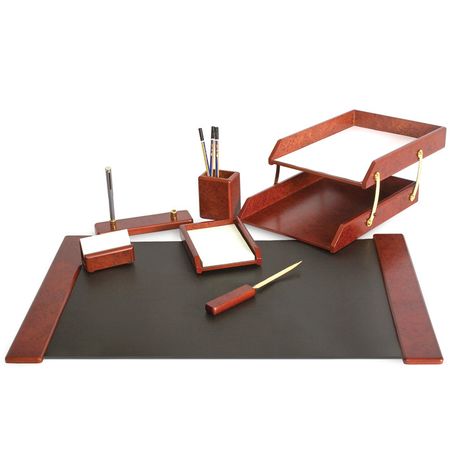 set-birou-din-lemn-7-piese-de-lux